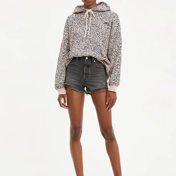 Levi's - 501 Original Shorts, Charcoal - Picture 1 of 16